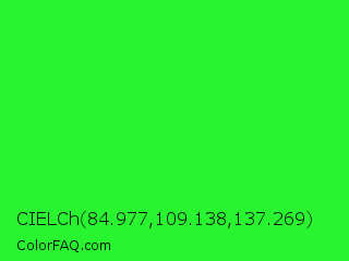 CIELCh 84.977,109.138,137.269 Color Image