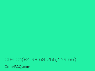 CIELCh 84.98,68.266,159.66 Color Image