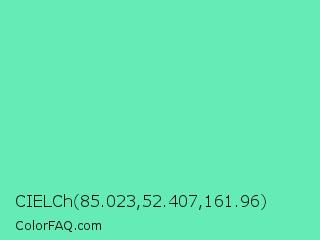 CIELCh 85.023,52.407,161.96 Color Image