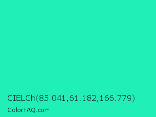 CIELCh 85.041,61.182,166.779 Color Image