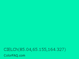 CIELCh 85.04,65.155,164.327 Color Image