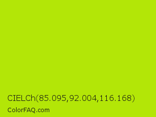 CIELCh 85.095,92.004,116.168 Color Image