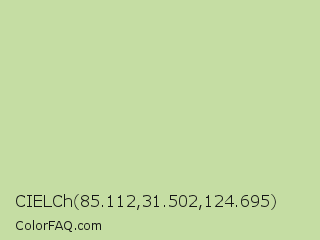 CIELCh 85.112,31.502,124.695 Color Image
