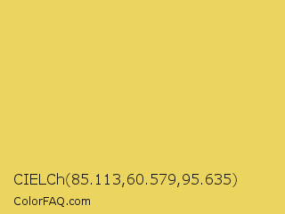 CIELCh 85.113,60.579,95.635 Color Image
