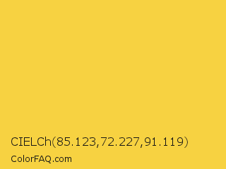 CIELCh 85.123,72.227,91.119 Color Image