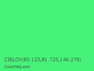 CIELCh 85.123,81.725,146.279 Color Image