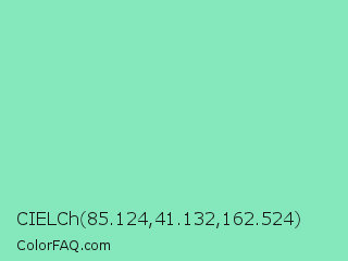 CIELCh 85.124,41.132,162.524 Color Image