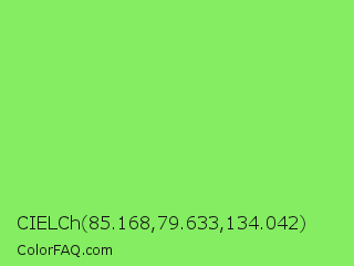 CIELCh 85.168,79.633,134.042 Color Image