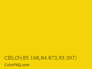 CIELCh 85.168,84.873,93.397 Color Image