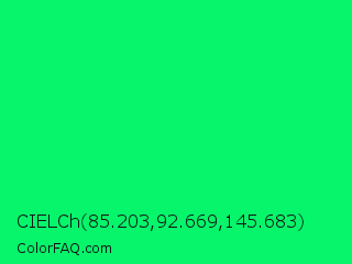 CIELCh 85.203,92.669,145.683 Color Image