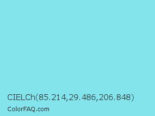 CIELCh 85.214,29.486,206.848 Color Image