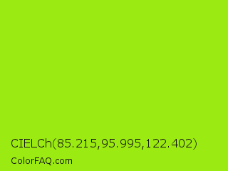 CIELCh 85.215,95.995,122.402 Color Image