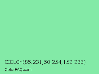 CIELCh 85.231,50.254,152.233 Color Image