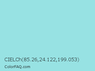 CIELCh 85.26,24.122,199.053 Color Image