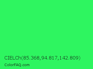 CIELCh 85.368,94.817,142.809 Color Image