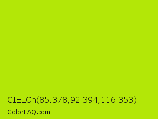 CIELCh 85.378,92.394,116.353 Color Image
