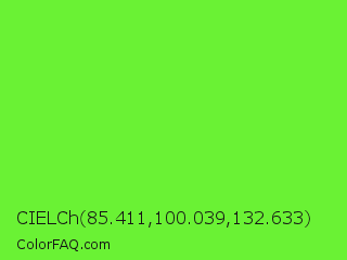 CIELCh 85.411,100.039,132.633 Color Image