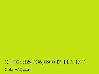 CIELCh 85.436,89.042,112.472 Color Image