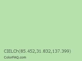 CIELCh 85.452,31.832,137.399 Color Image