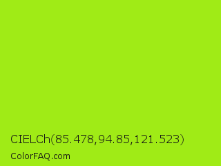 CIELCh 85.478,94.85,121.523 Color Image