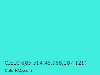 CIELCh 85.514,45.968,187.121 Color Image