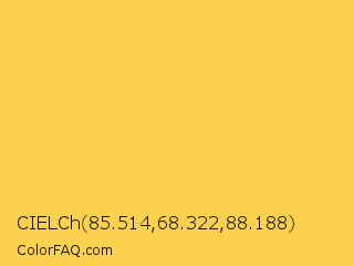 CIELCh 85.514,68.322,88.188 Color Image
