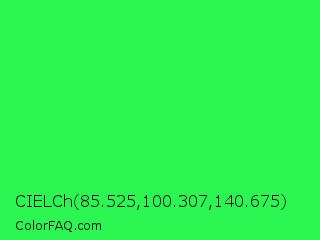 CIELCh 85.525,100.307,140.675 Color Image
