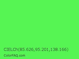 CIELCh 85.626,95.201,138.166 Color Image