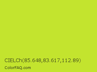 CIELCh 85.648,83.617,112.89 Color Image