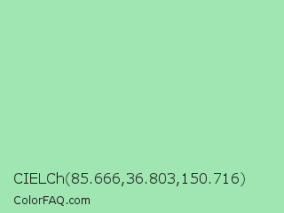 CIELCh 85.666,36.803,150.716 Color Image