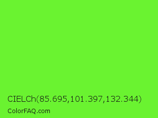 CIELCh 85.695,101.397,132.344 Color Image