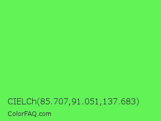 CIELCh 85.707,91.051,137.683 Color Image