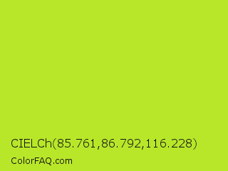 CIELCh 85.761,86.792,116.228 Color Image