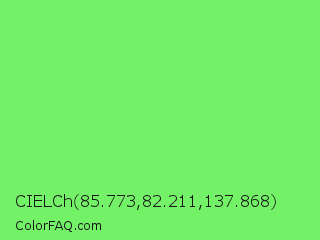 CIELCh 85.773,82.211,137.868 Color Image