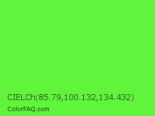 CIELCh 85.79,100.132,134.432 Color Image