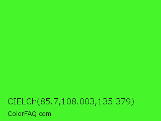 CIELCh 85.7,108.003,135.379 Color Image
