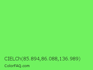 CIELCh 85.894,86.088,136.989 Color Image