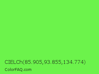 CIELCh 85.905,93.855,134.774 Color Image