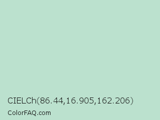 CIELCh 86.44,16.905,162.206 Color Image