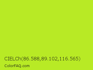 CIELCh 86.588,89.102,116.565 Color Image