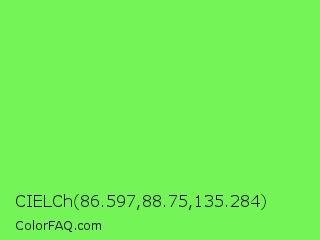 CIELCh 86.597,88.75,135.284 Color Image