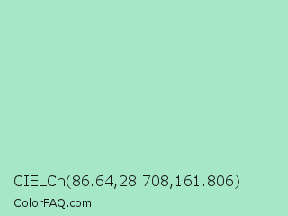 CIELCh 86.64,28.708,161.806 Color Image