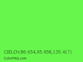 CIELCh 86.654,95.958,135.417 Color Image