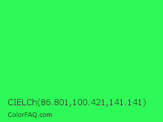 CIELCh 86.801,100.421,141.141 Color Image