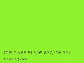 CIELCh 86.815,95.877,126.57 Color Image