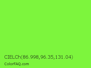 CIELCh 86.998,96.35,131.04 Color Image