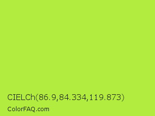 CIELCh 86.9,84.334,119.873 Color Image
