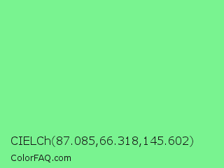 CIELCh 87.085,66.318,145.602 Color Image