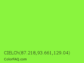 CIELCh 87.218,93.661,129.04 Color Image