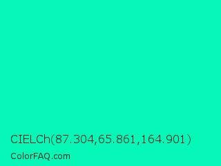 CIELCh 87.304,65.861,164.901 Color Image